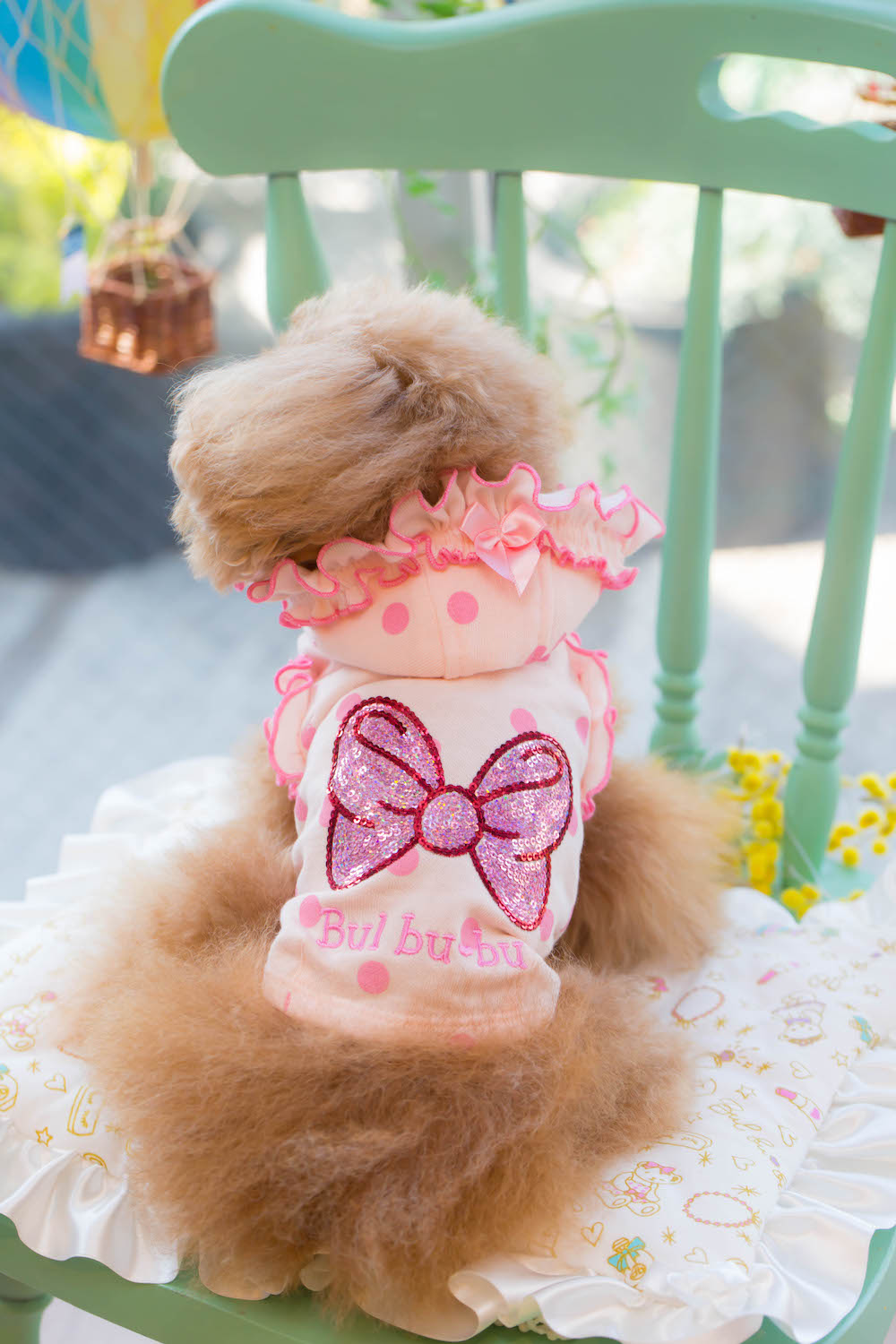 DOT Ribbon Frill パーカー
