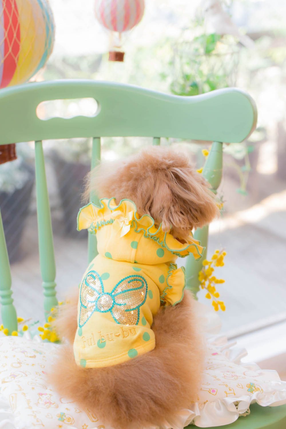DOT Ribbon Frill パーカー