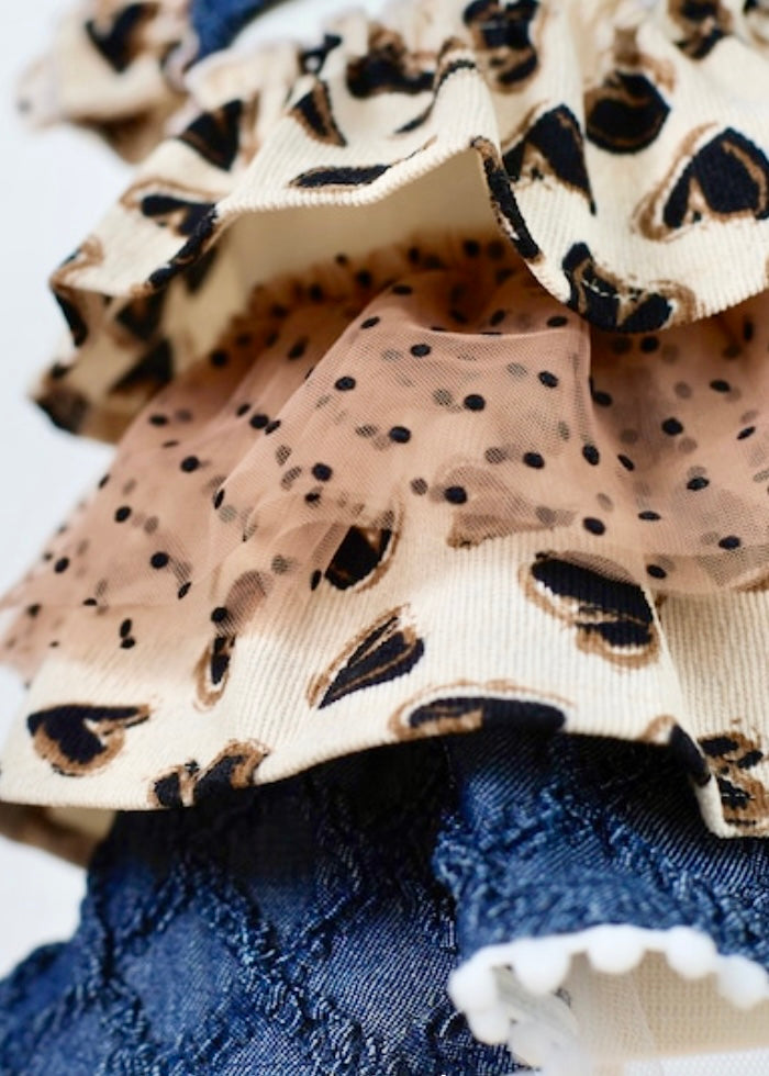 Heart Leopard Onepiece