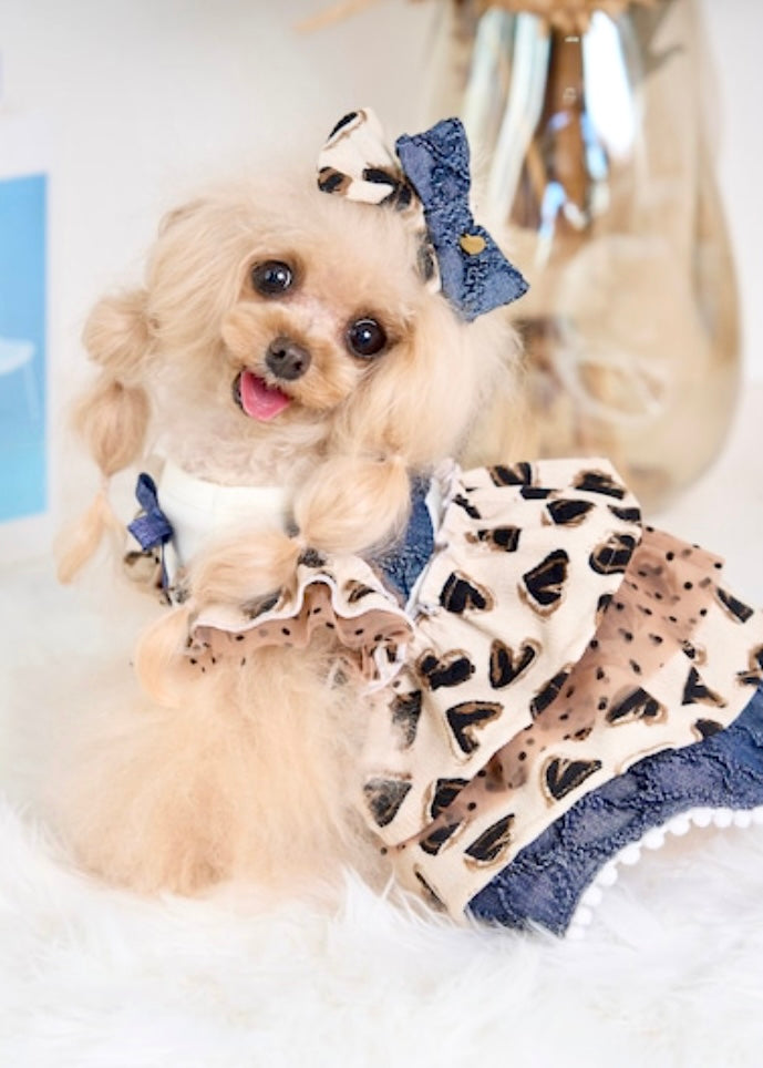 Heart Leopard Onepiece