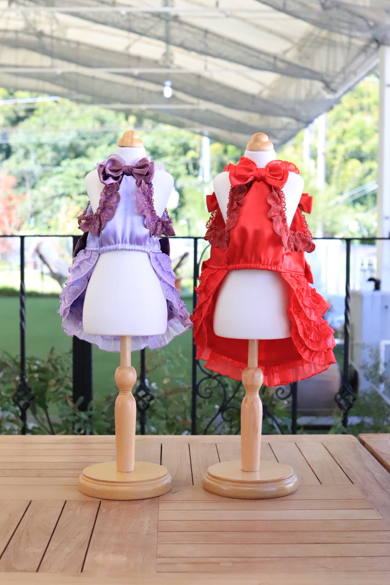 サテンドレスアップワンピース