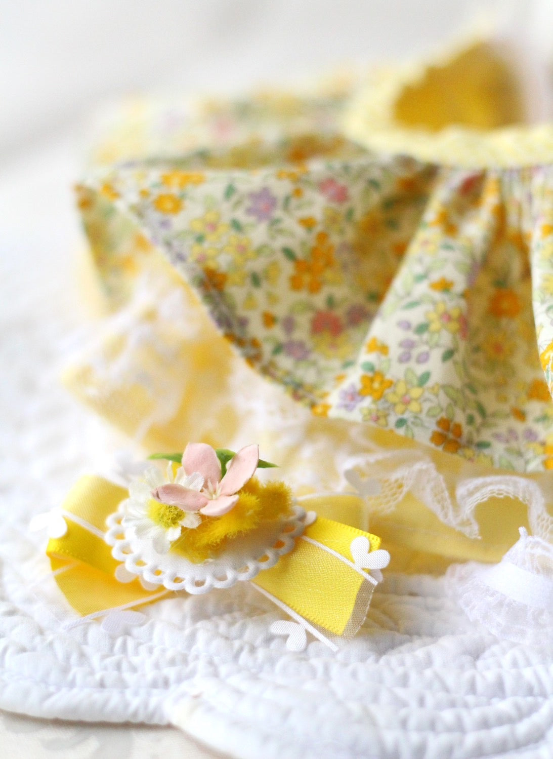 ミモザのチョーカー&花冠