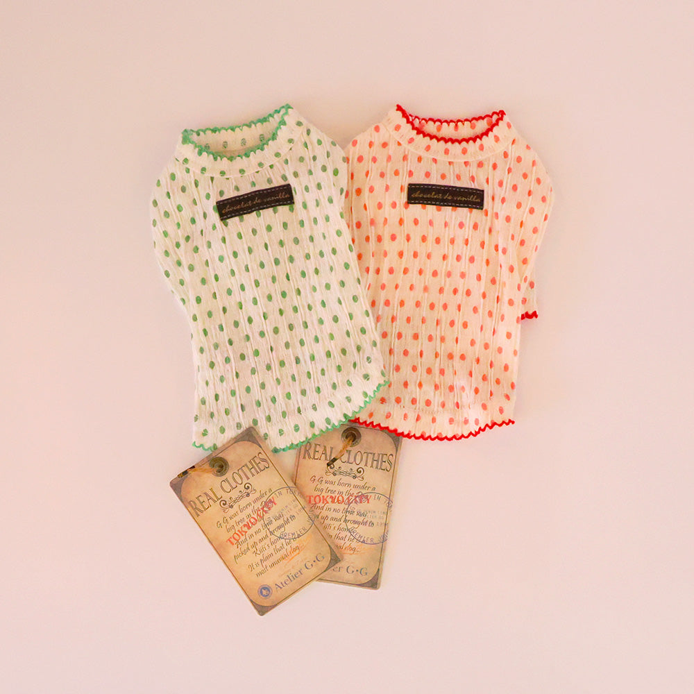 サマーガールズTシャツ/GREEN・PINK