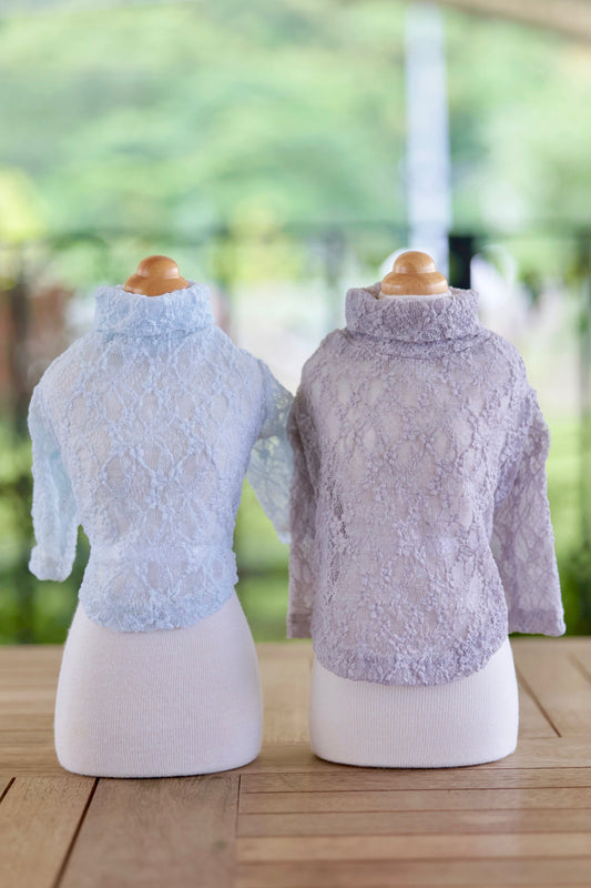 lace Turtleneck