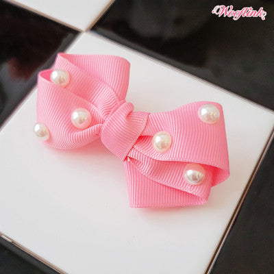 HEY GORGEOUS BOW PINK