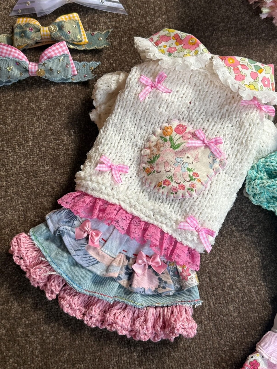 デニムスカート(5月上旬以降の発送）