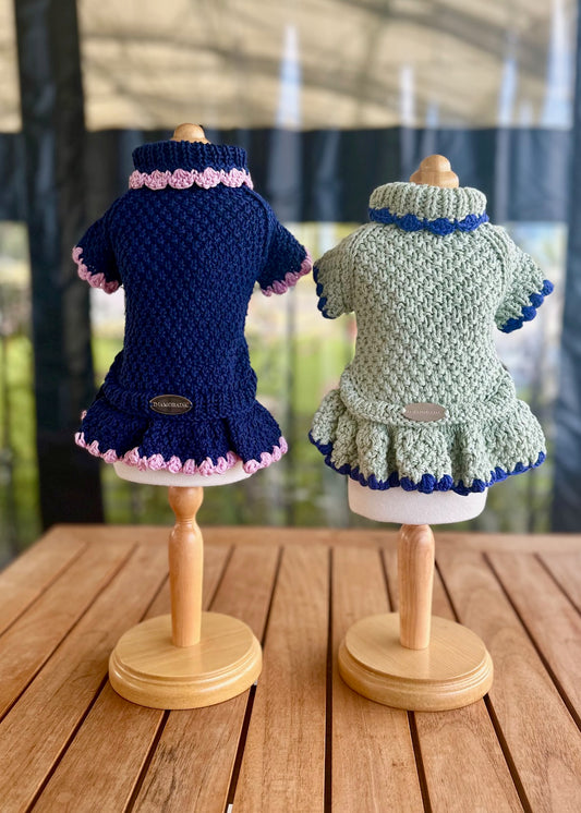 CrochetCottonBicolorDress